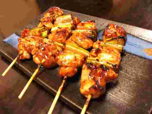 4本の焼き鳥