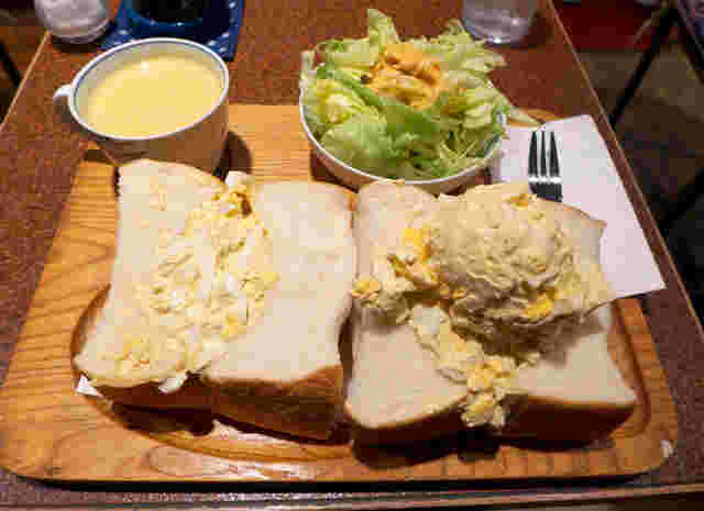 喫茶アメリカン　たまごサンド