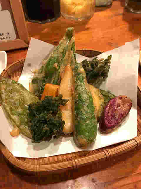 島野菜の天ぷら
