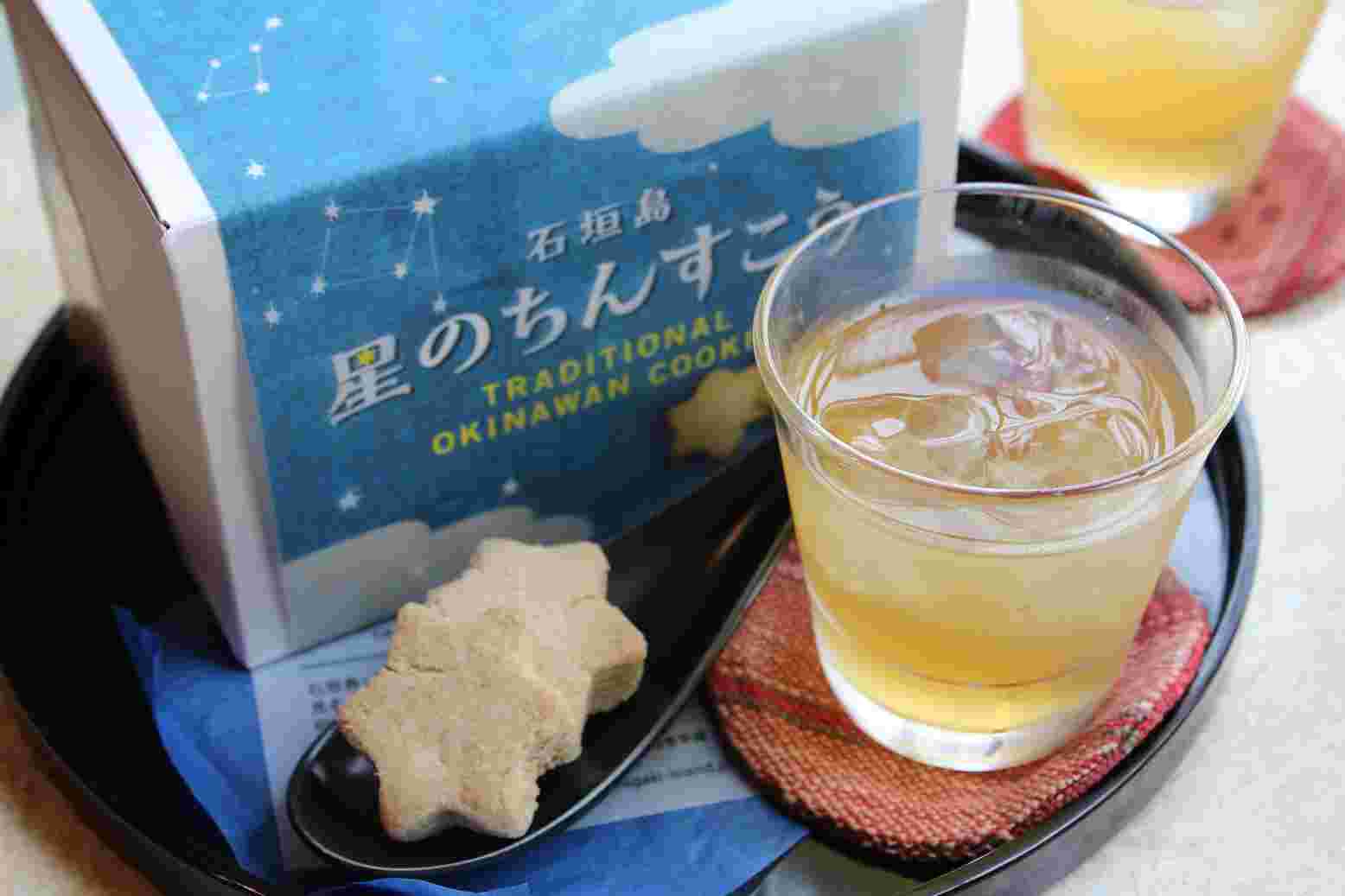 星の形をしたおみやげ・星のちんすこう