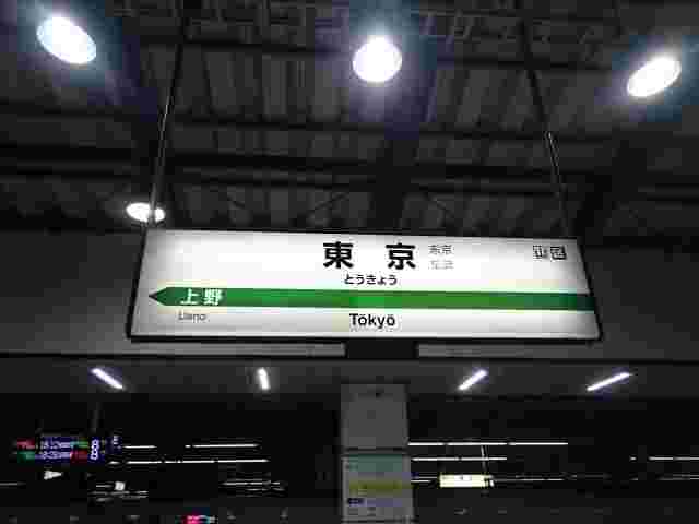 東京駅の看板
