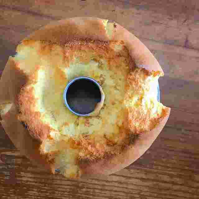 型付きシフォンケーキ