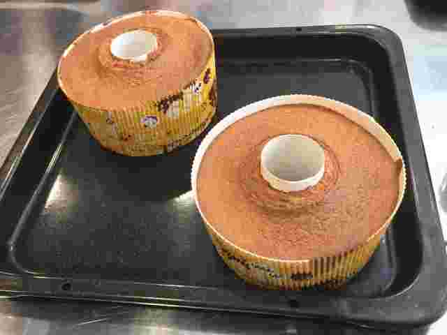 紙型付きシフォンケーキ