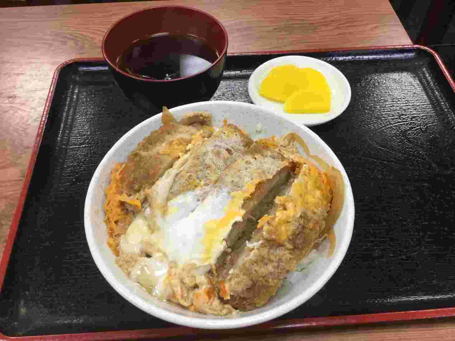 三朝庵のカツどん