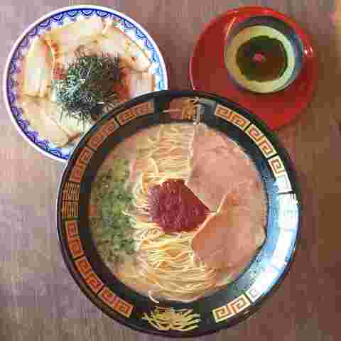 おいしそうな一蘭のラーメン