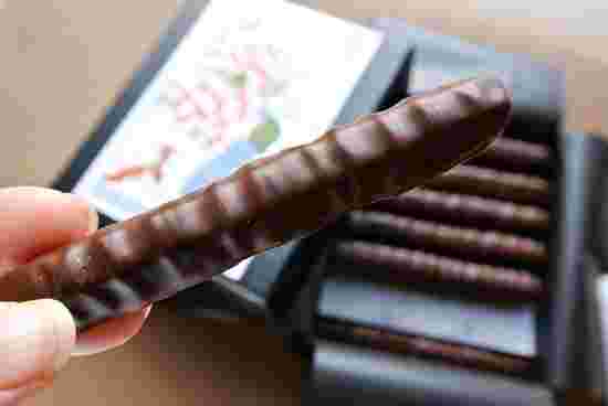 スティック状のチョコレート