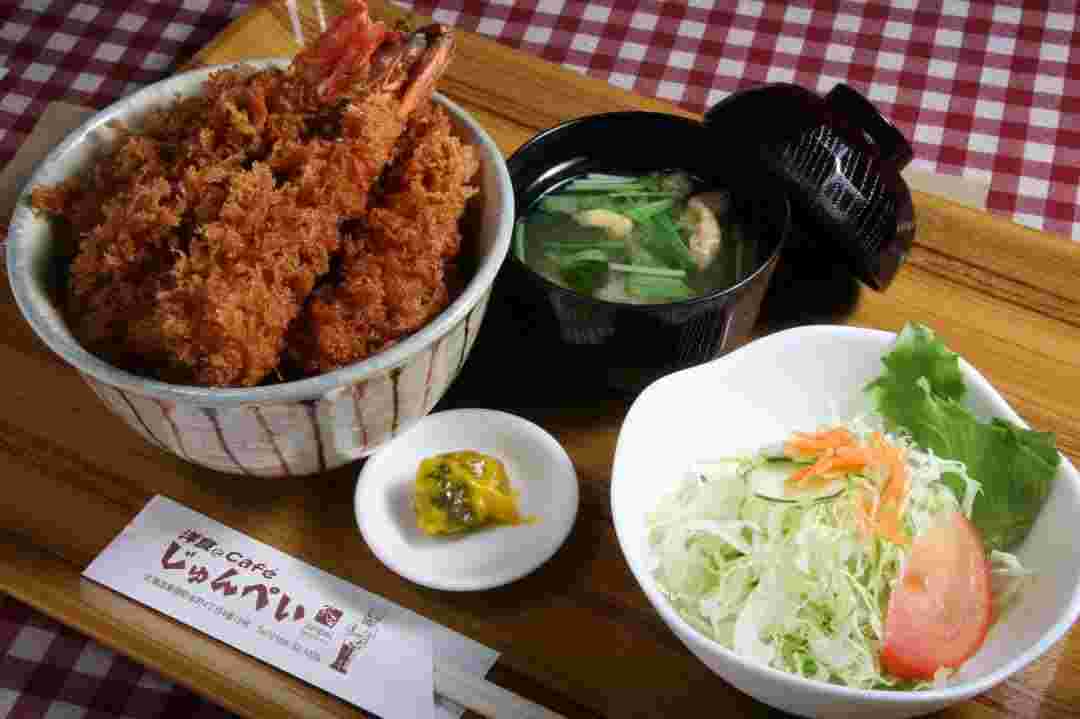 海老丼セット