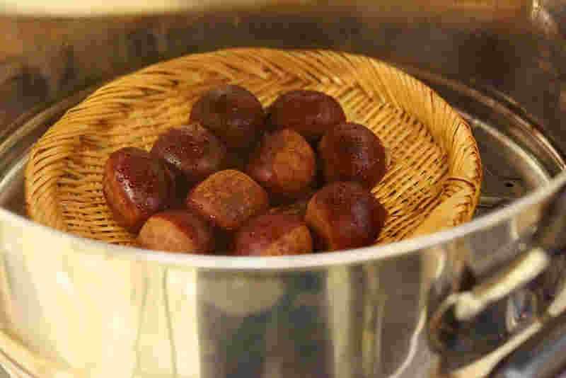 茹で栗