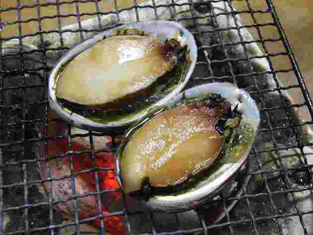トコブシを焼いた画像