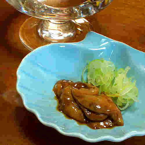 カワハギ　肝の醤油漬け