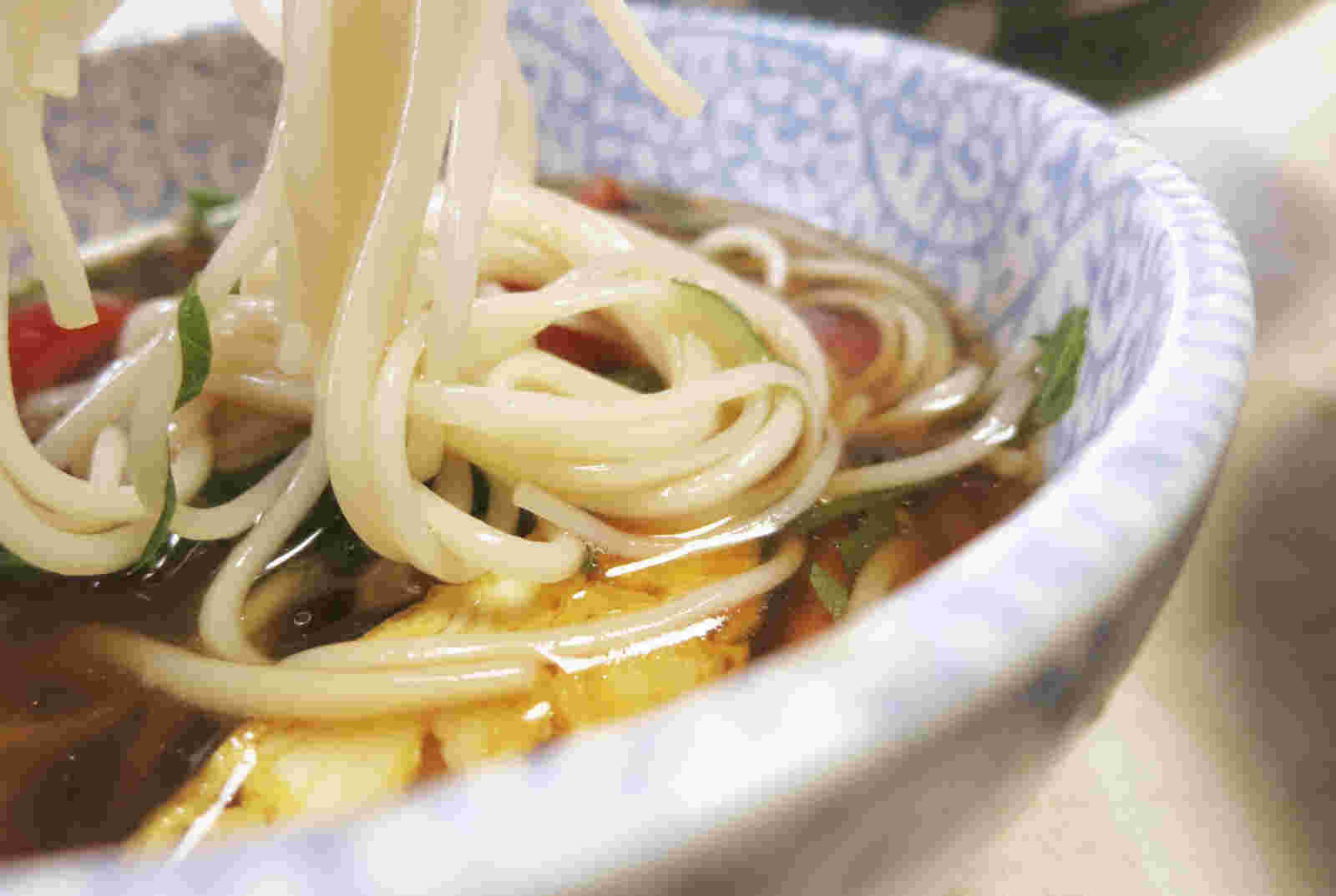 冷や麦の太さ