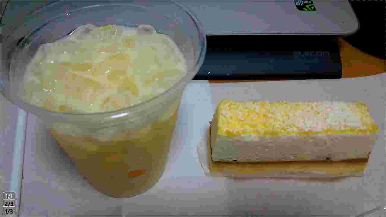 ドトールの2層のチーズケーキ