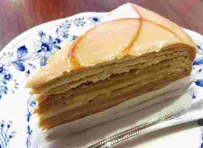 ドトールコーヒーのパリパリブロンドチョコ ミルクレープ