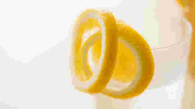 レモンのリングカット