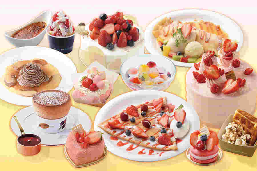 いろいろなスイーツの画像