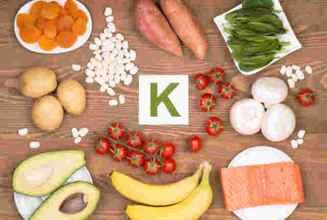 カリウムが多く含まれる食品とKの文字