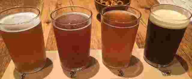 並んだクラフトビール