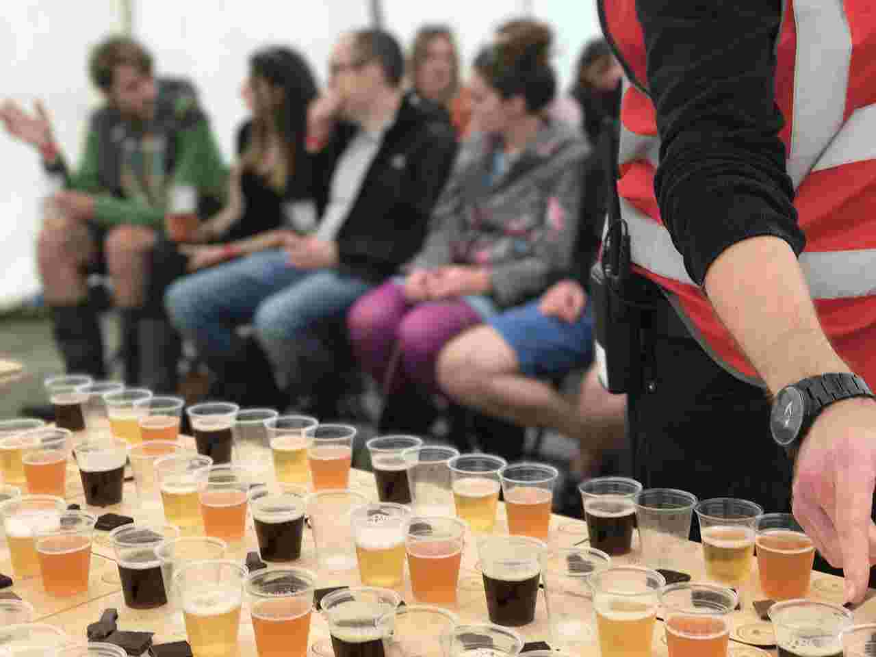 クラフトビールの試飲会