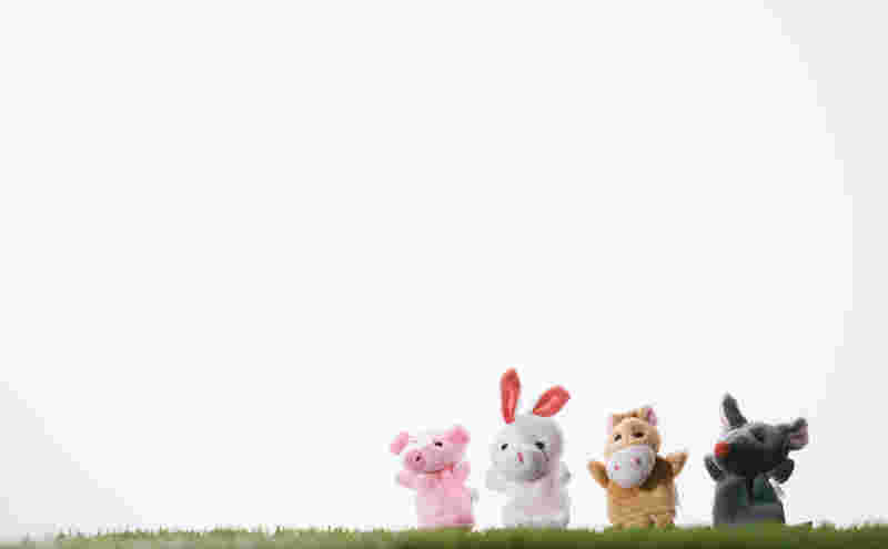 動物の指人形