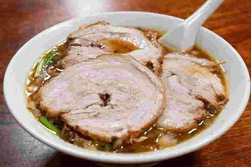 チャーシューが美味しそうなラーメン