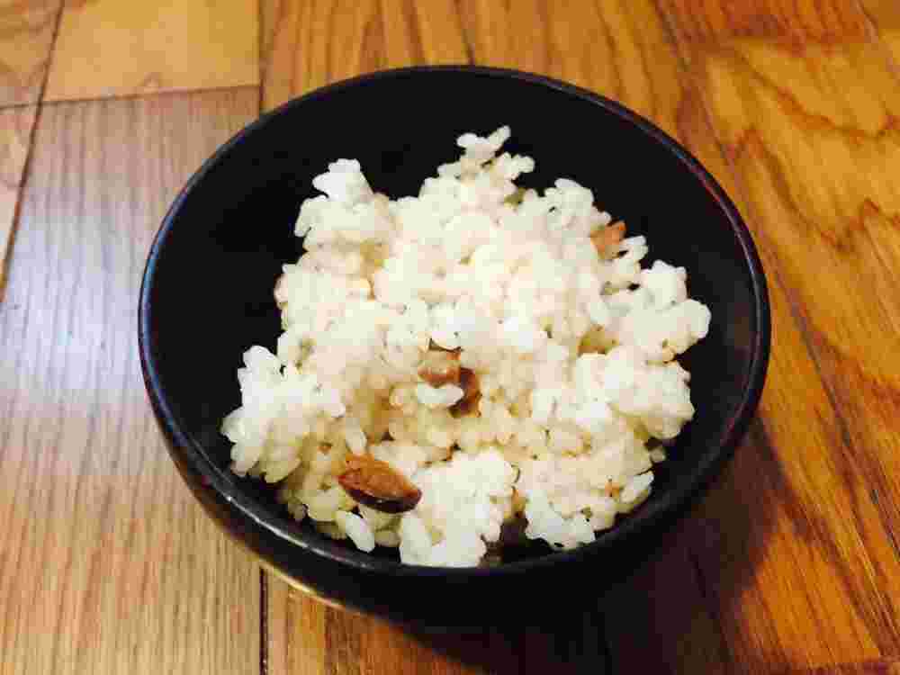 どんぐりの炊き込みご飯