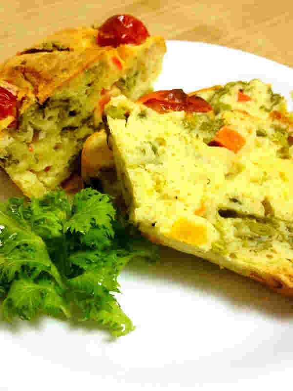 冷蔵庫の余り野菜で！！ケークサレ