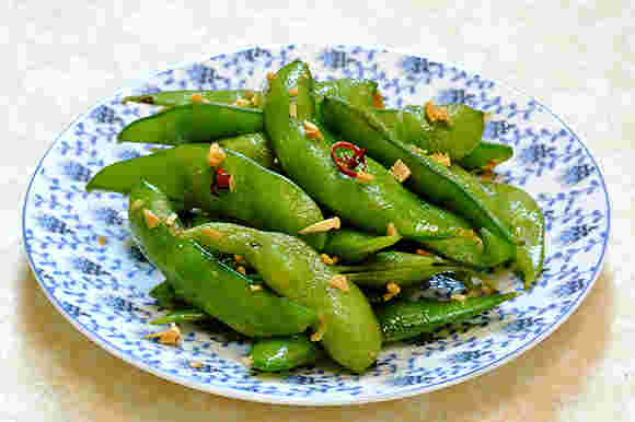 枝豆のニンニク炒め