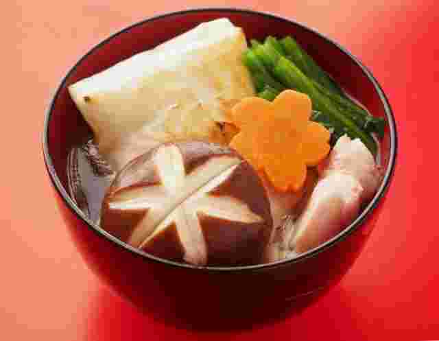 関東の具材の入ったお雑煮