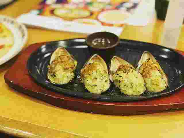 ムール貝のガーリック焼き