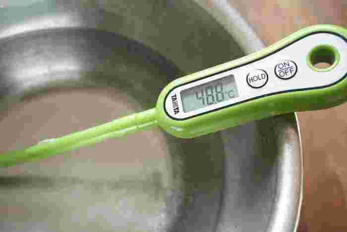 48.8℃のお湯