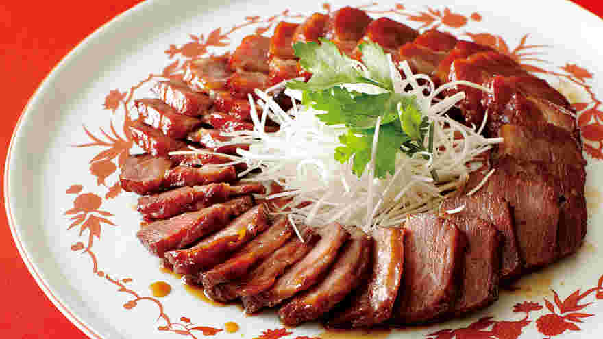 叉焼のスライス