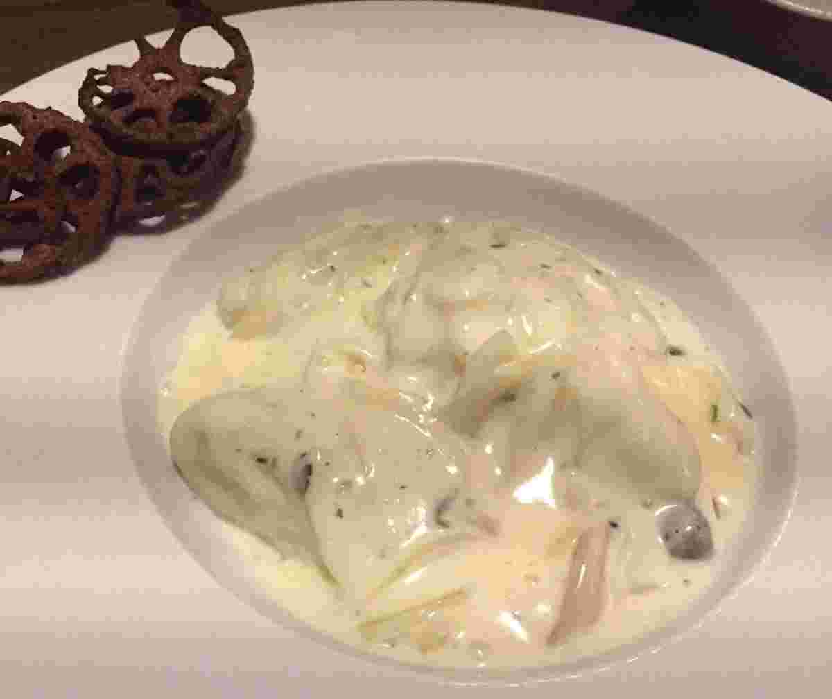 れんこんを使用したニョッキ