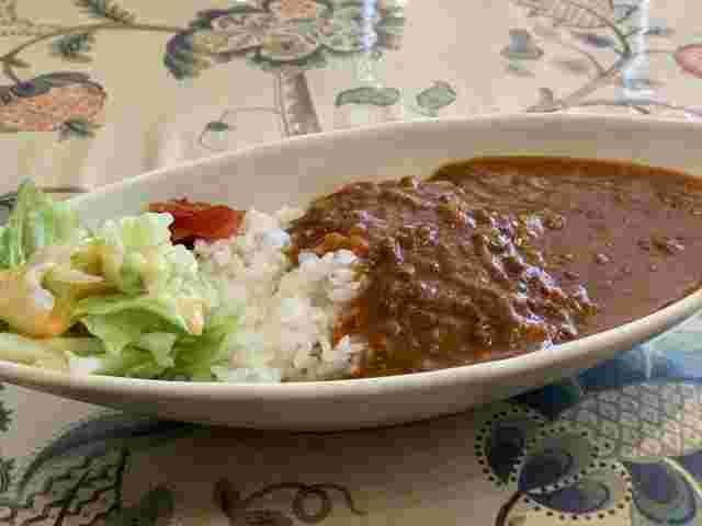 お皿に入ったカレーライス