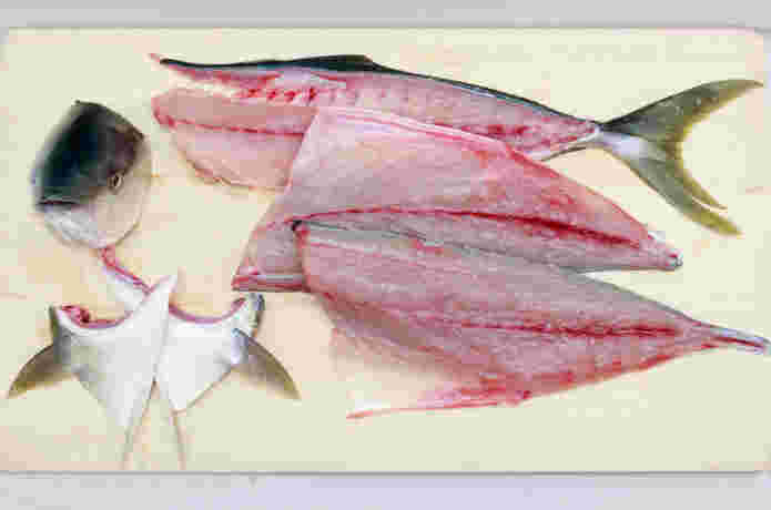 三枚おろしにした魚