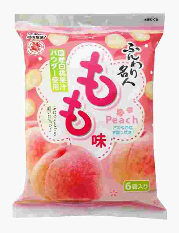 ふんわり名人のもも味のパッケージ