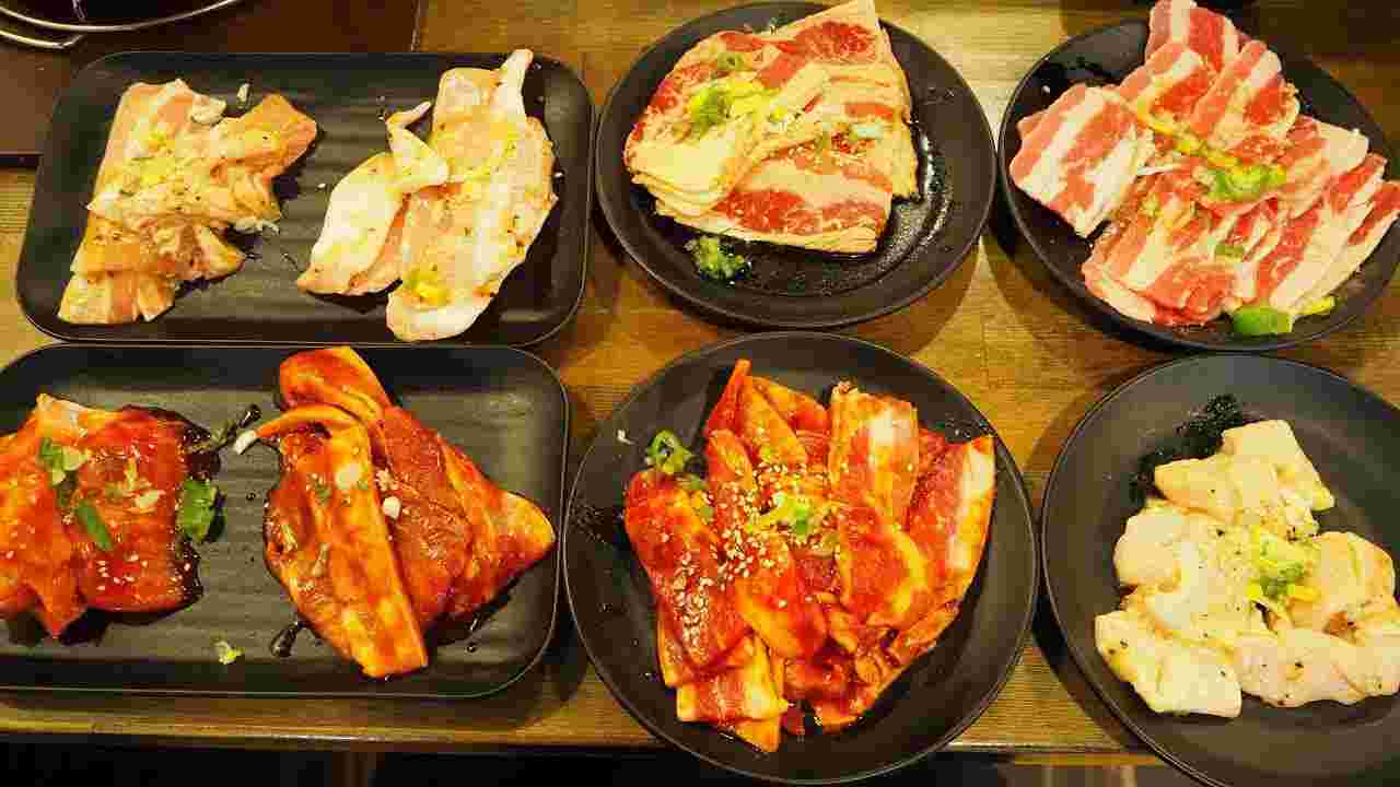 満腹コースのお肉