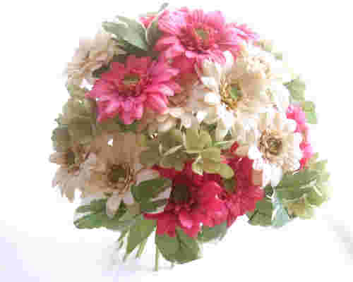 造花のクラッチブーケ