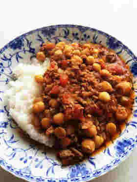 ひよこ豆キーマカレー