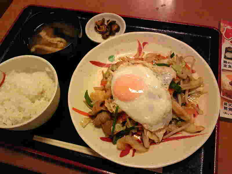 肉野菜炒め定食
