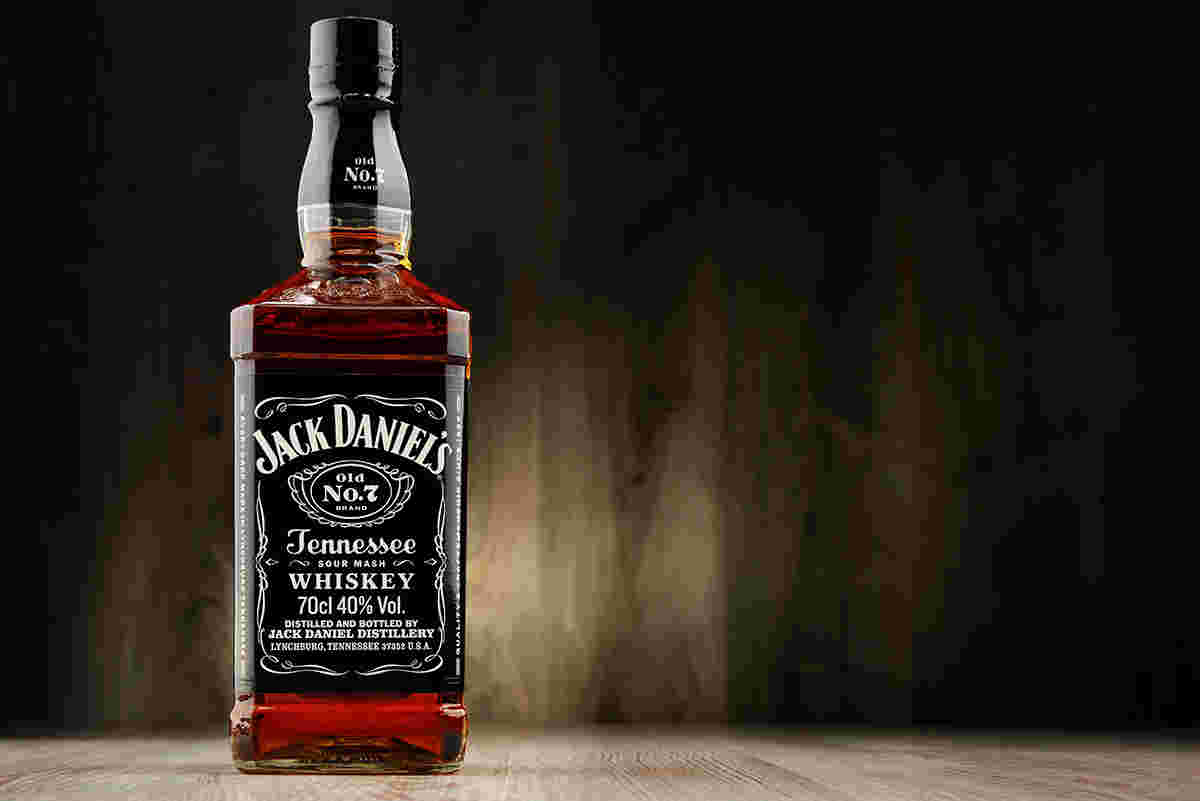 世界的に有名な銘酒ジャックダニエルの様子