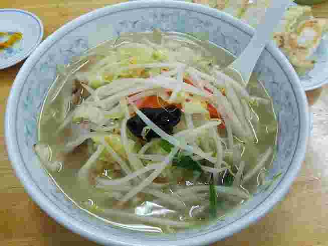 餃子の満州のタンメン