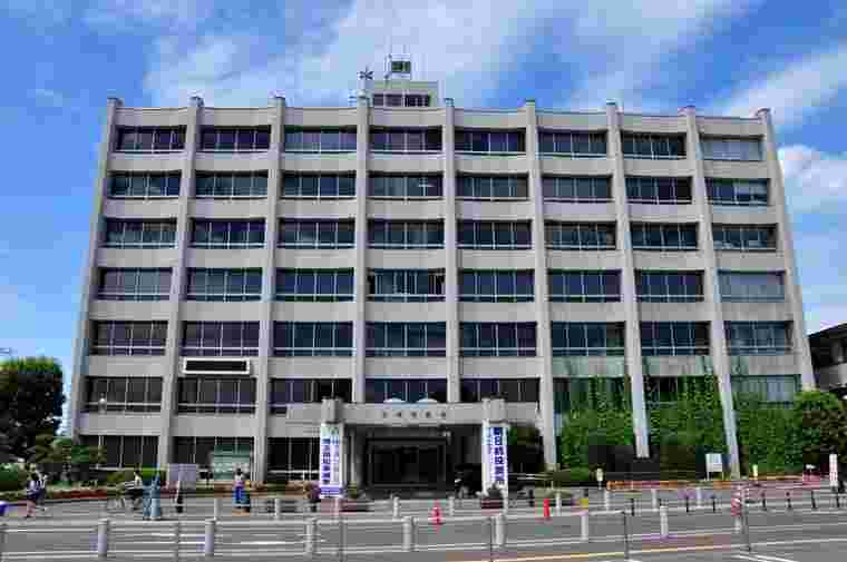 市役所庁舎の様子