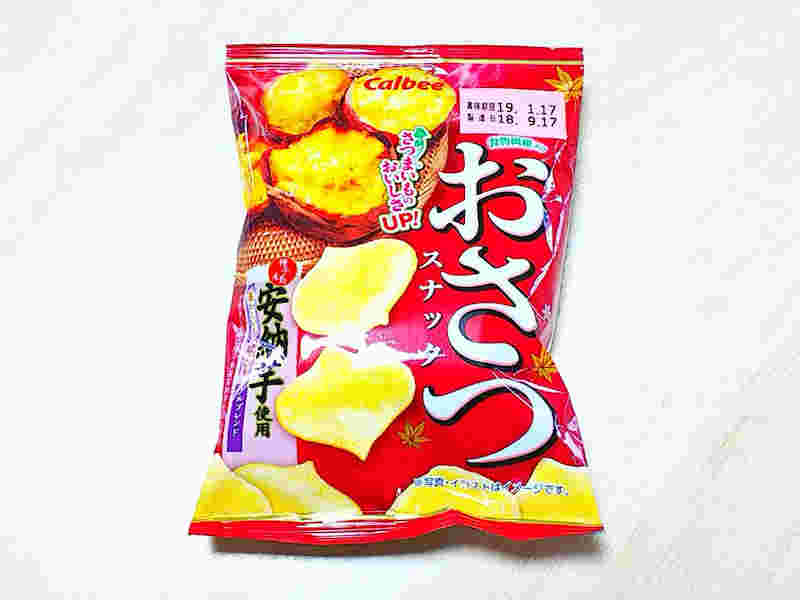 おさつスナックのパッケージ