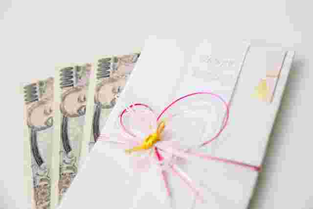カジュアルなご祝儀袋と3万円