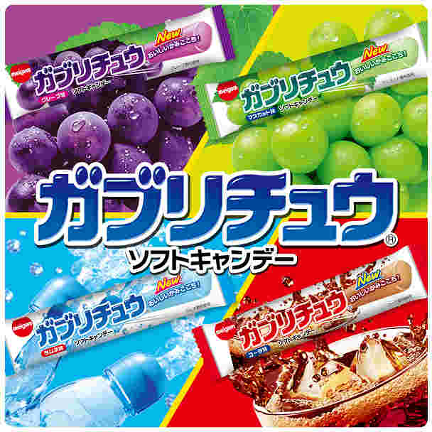 4種類の味のガブリチュウのイメージ画像