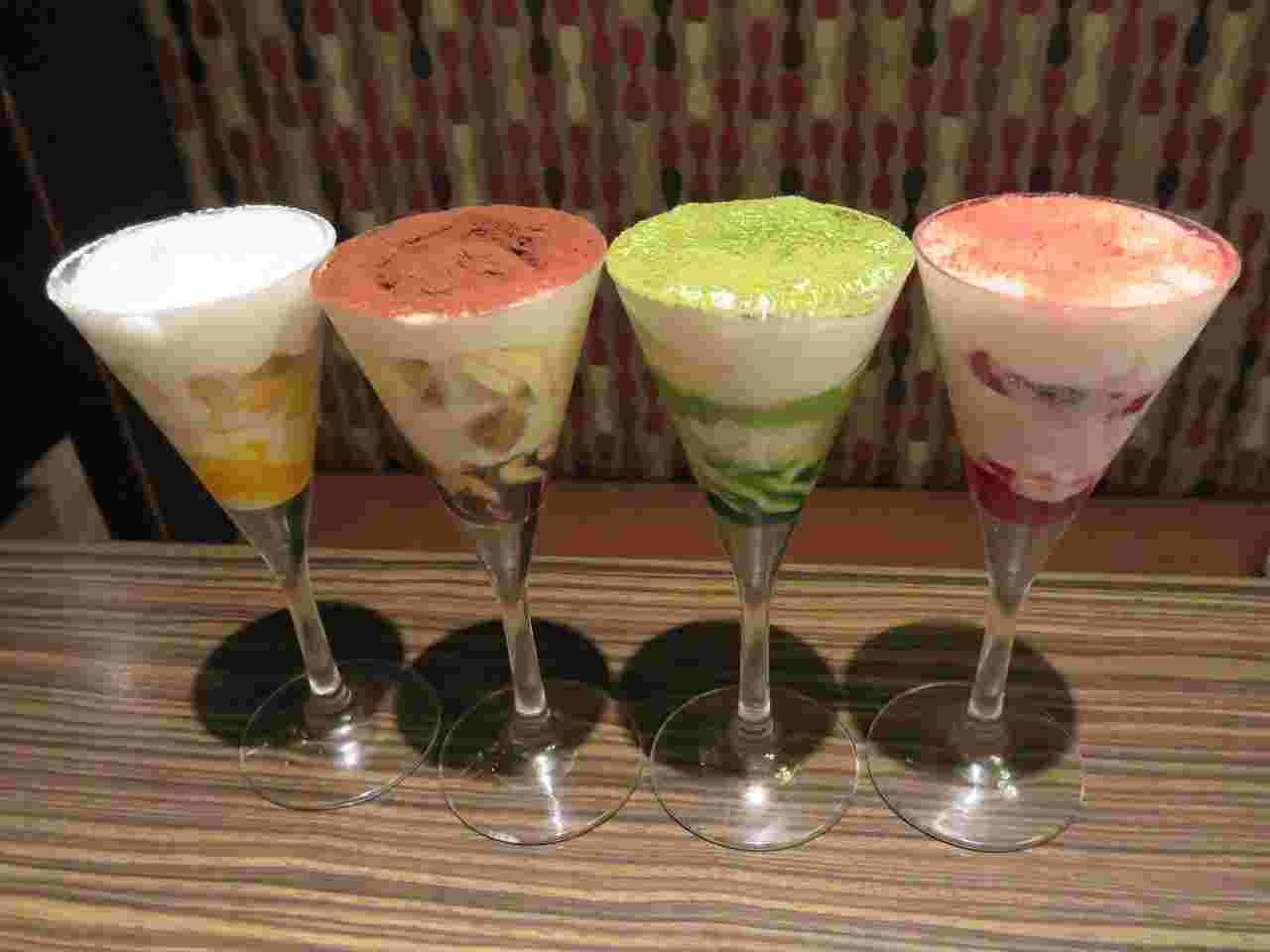 4種類の〆パフェ