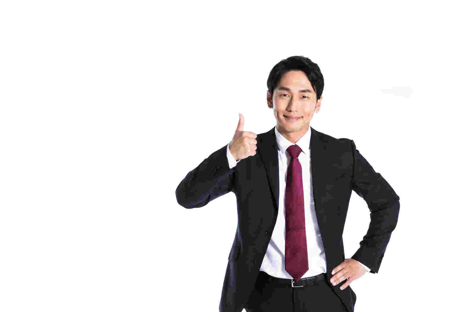 疲労が回復した男性