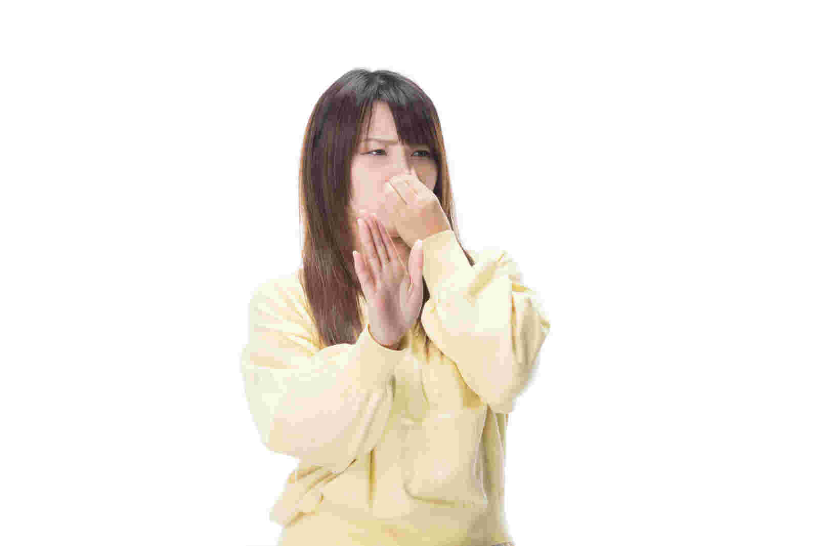 くさいと主張する女性