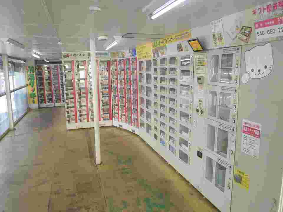 アウトレットの自販機