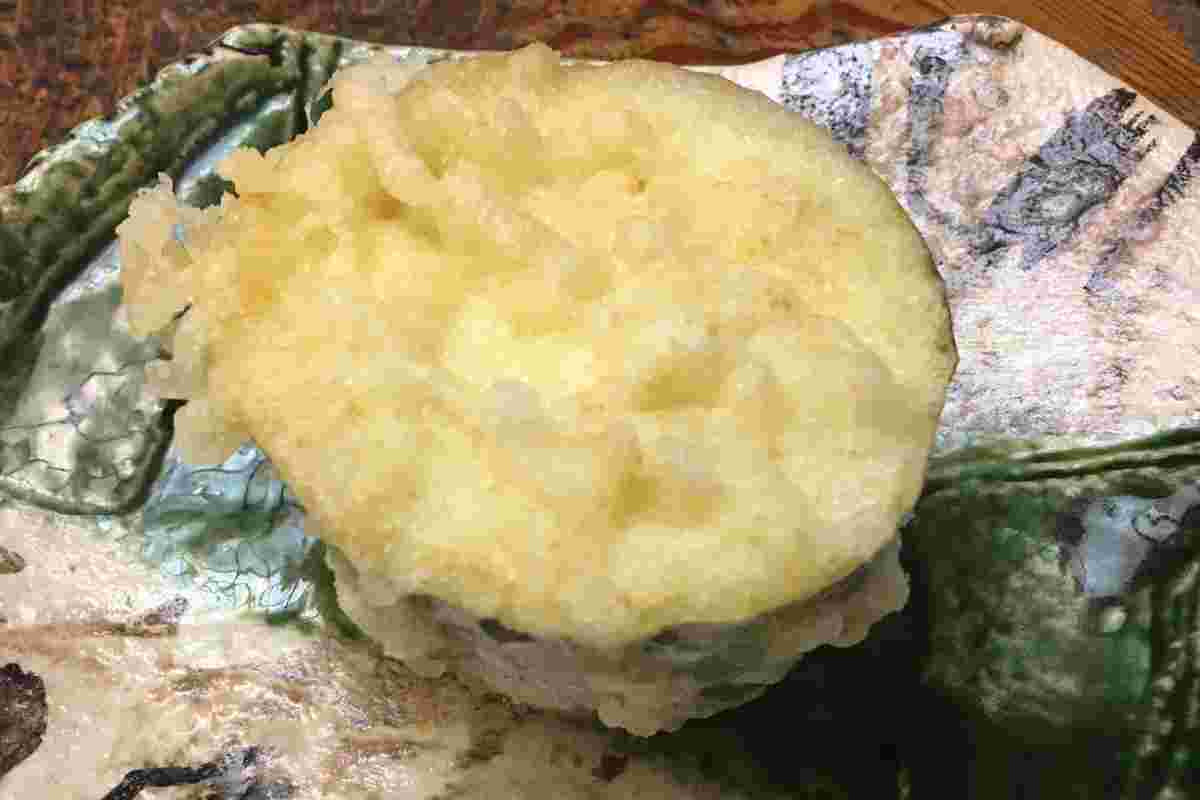 サクッと美味しそうななすの天ぷら